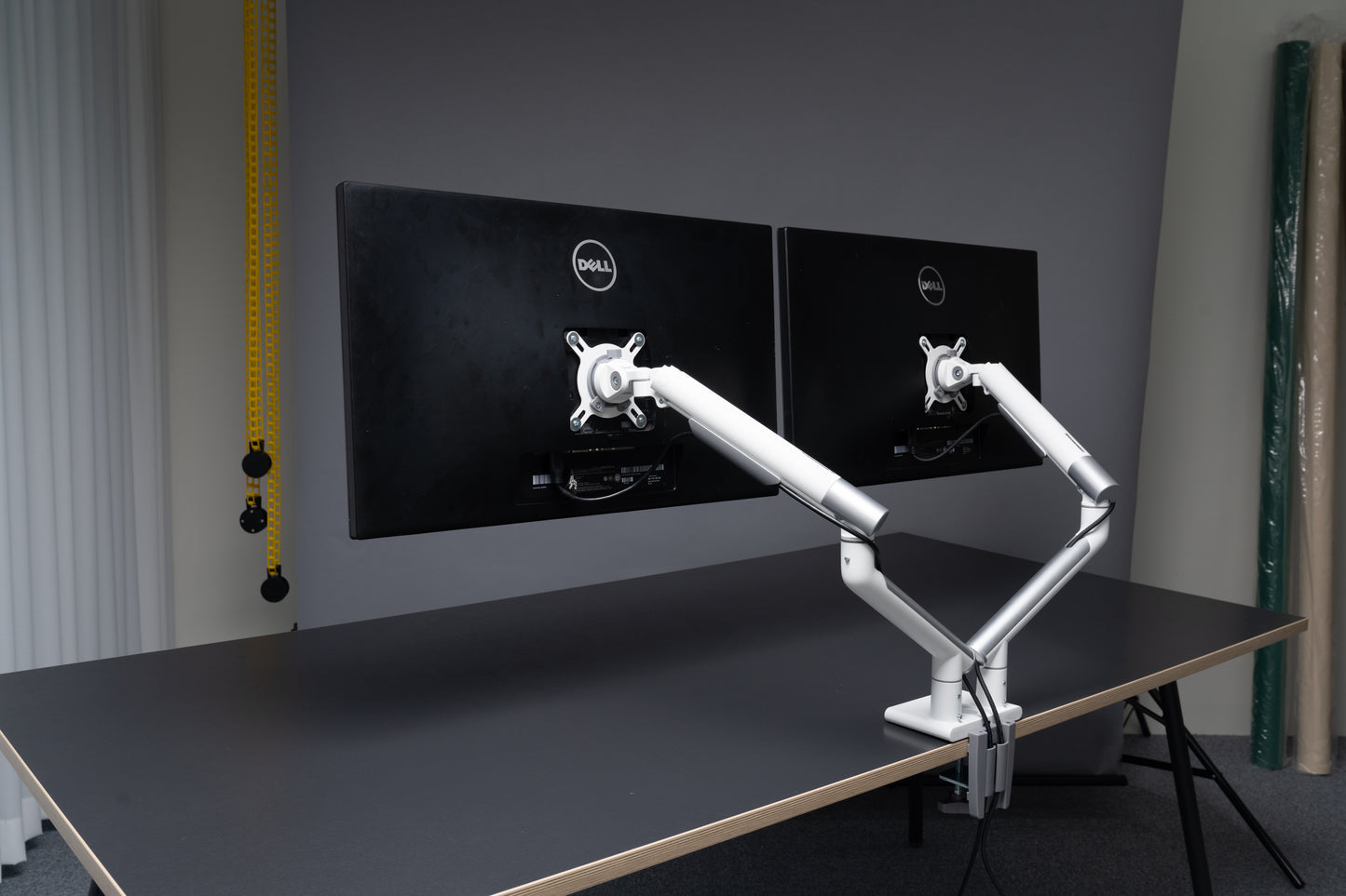 Eyes 12 Dual Premium Slim Aluminium Spring-Assisted Monitor Arms